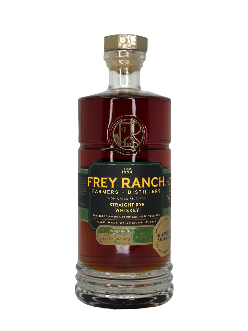 Image of Frey Ranch Single Barrel Rye Barrel #669 - Selected by Seelbach's