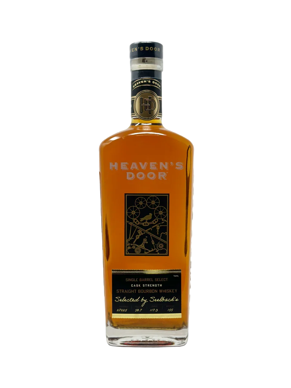 Image of Heaven's Door Single Barrel Bourbon 117.3 Proof #27225 - Selected by Seelbach's