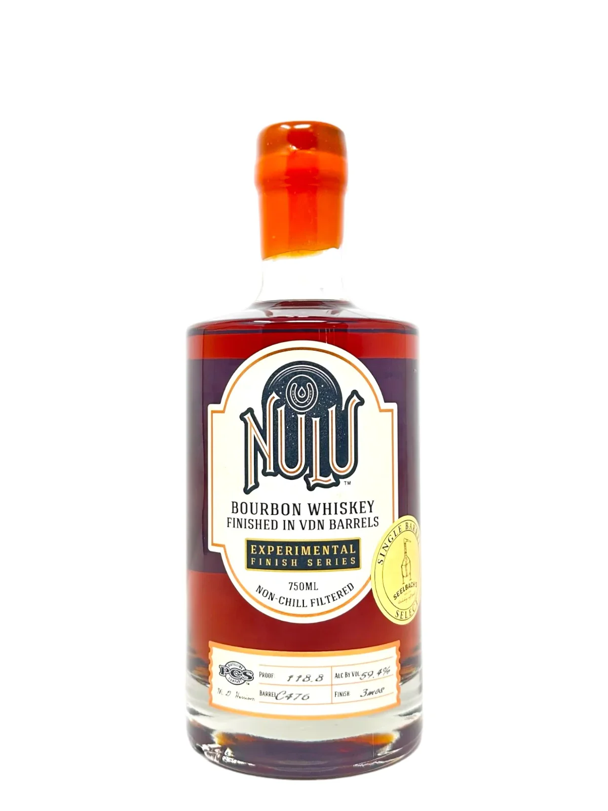 Image of Nulu VDN Finished Bourbon "Barrel C476" 118.8 proof - Selected by Seelbach's