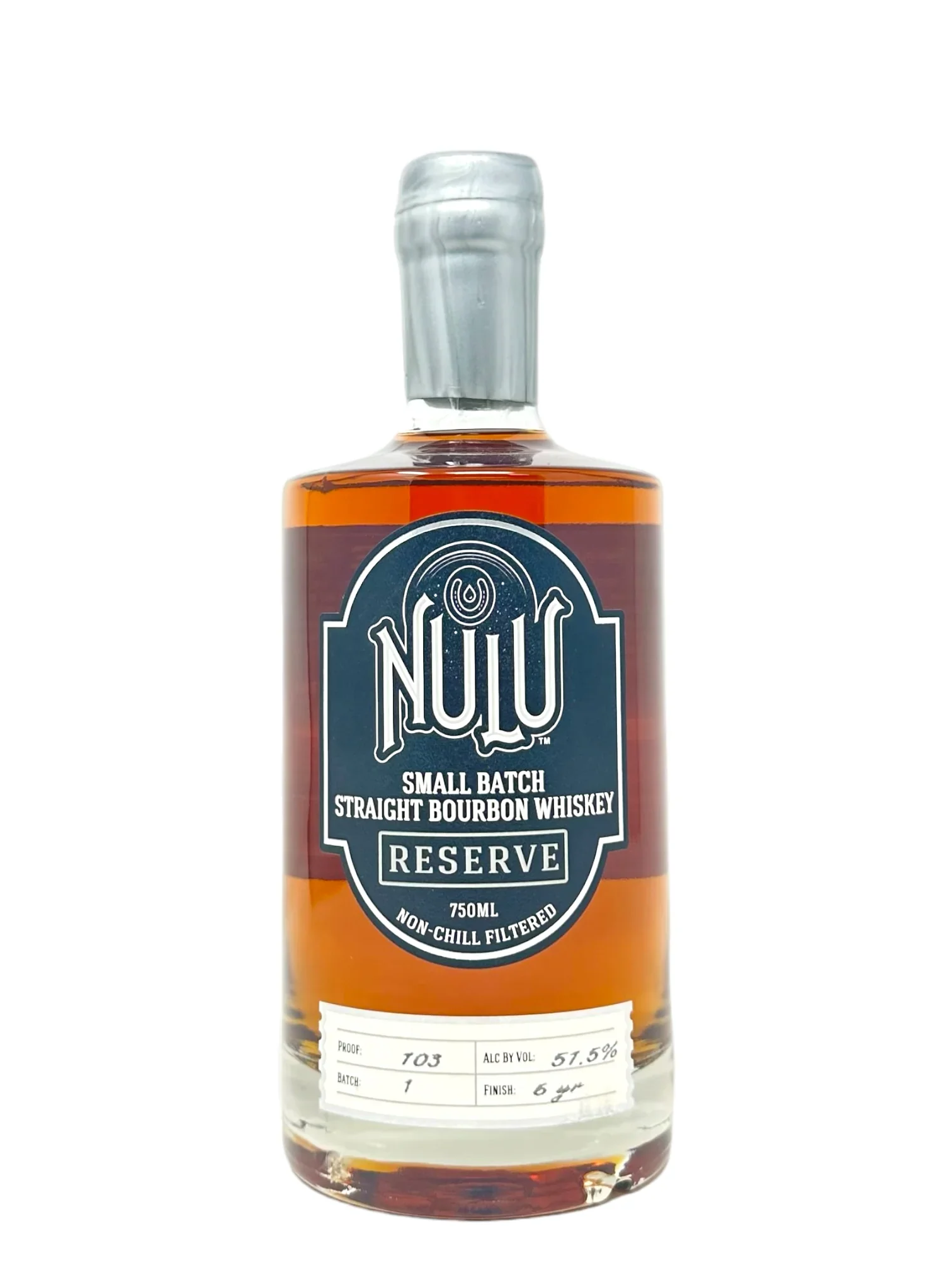 Image of NULU Reserve Bourbon Black Label Batch #1 103 proof