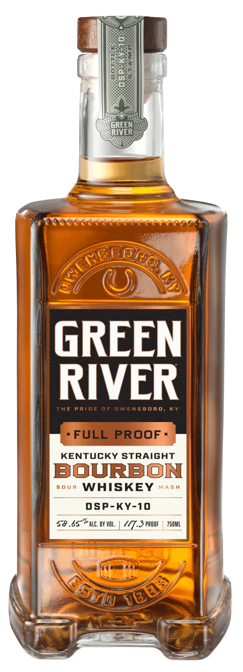 Image of Green River Full Proof Bourbon Whiskey