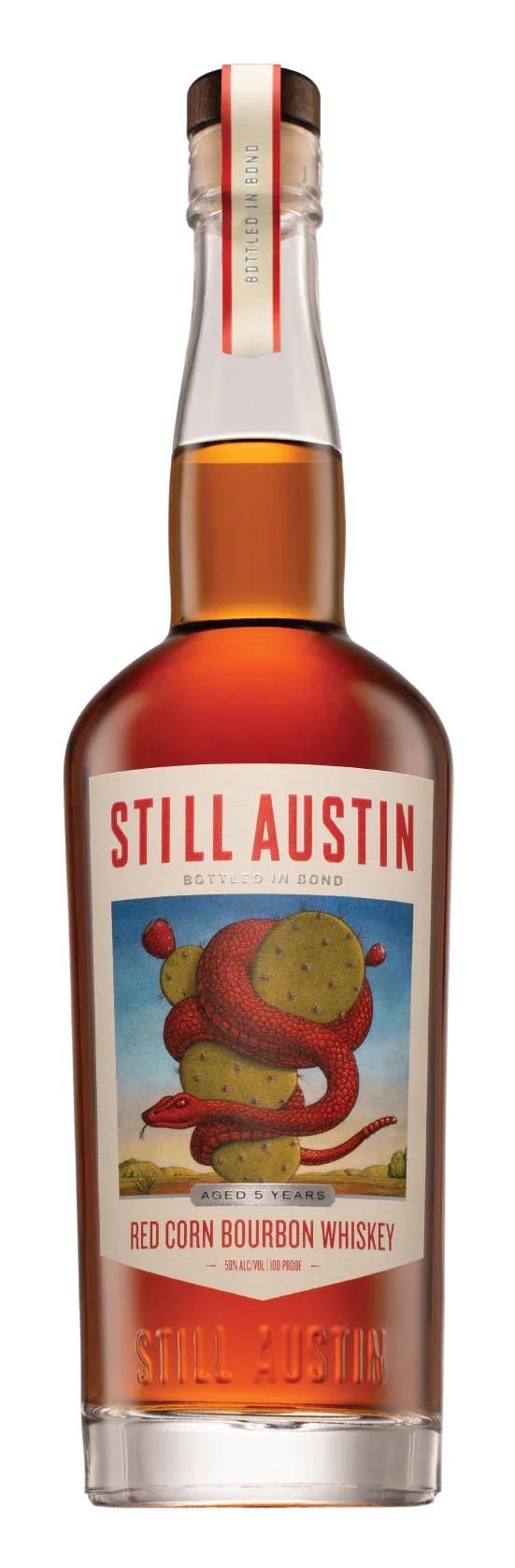 Image of Still Austin Bottle-In-Bond Red Corn Bourbon Whiskey