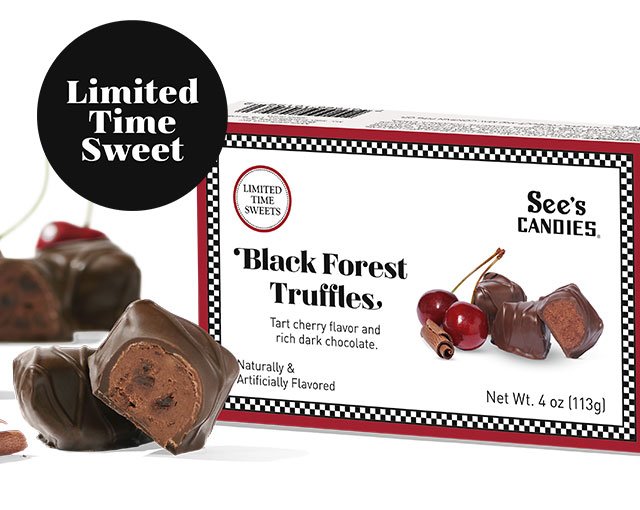 Limited Time Sweet: Black Forest Truffles