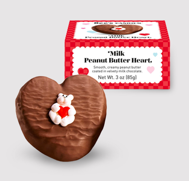 Milk Peanut Butter Hearts