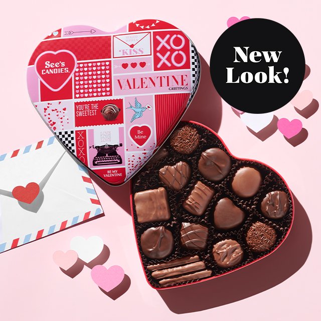 New Look! Sweet Nothings Heart Tin