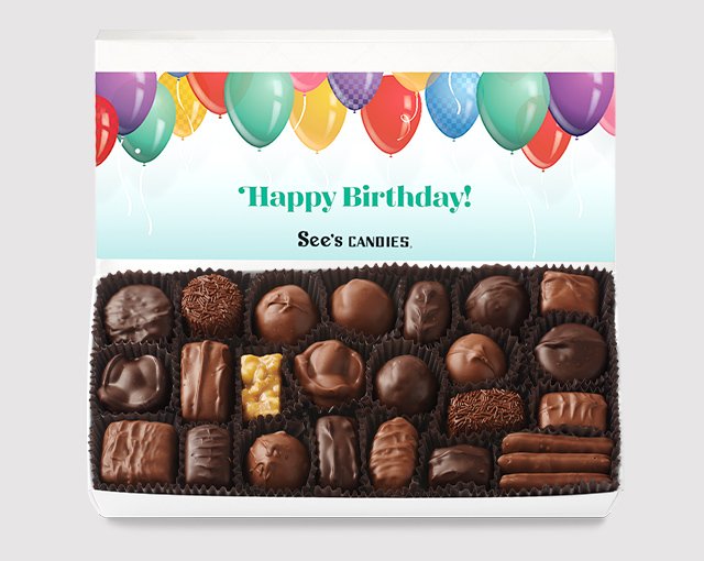 Birthday Wishes Assorted Chocolates