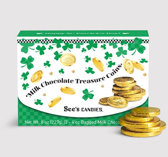 Milk Chocolate Treasure Coins 