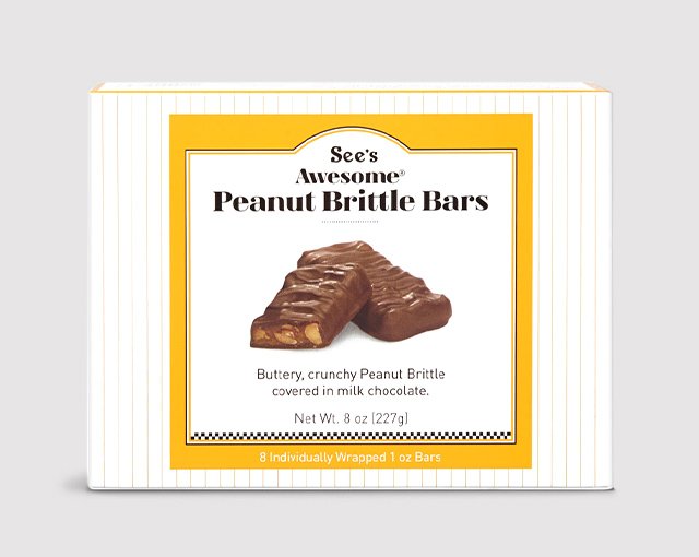 See’s Awesome® Peanut Brittle Bars