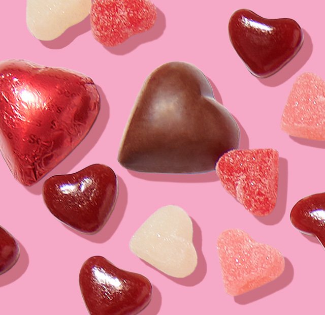 Heart-Shaped Candies