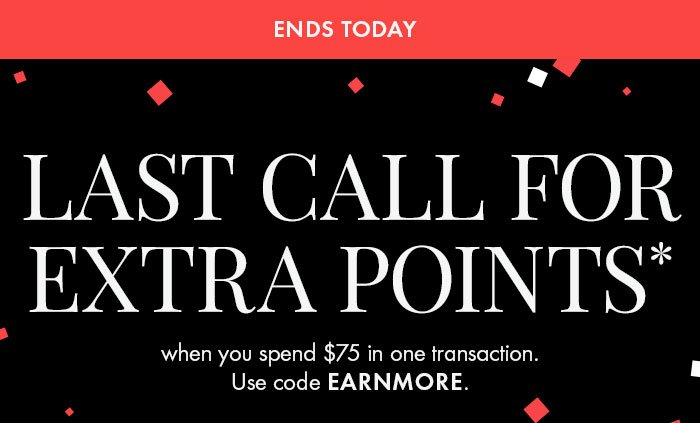 Last Call for Extra Points