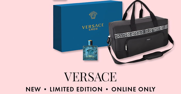 Versace Eros Cologne + Duffle Cooler Set