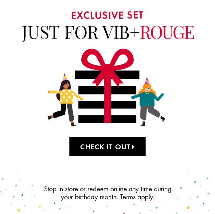 Exclusive Set Just For VIB+ROUGE