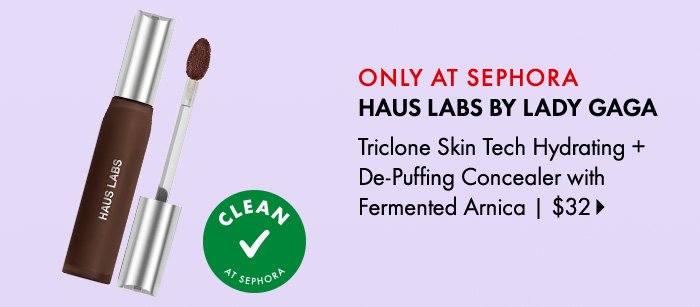 HAUS LABS By LADY GAGA Triclone Skin Tech Hydrating + De-puffing Concealer