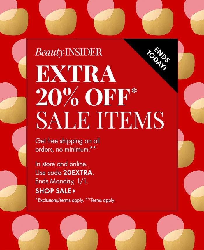 Beauty Insider Extra 20% Off Sale