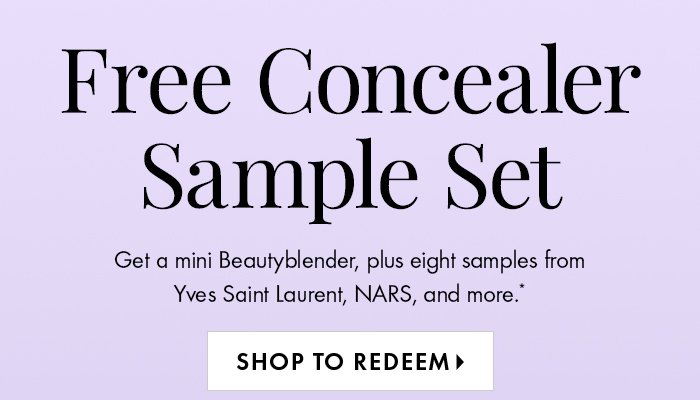 Free Concealer Sample Set