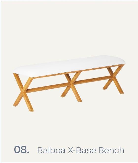 Balboa Rattan X-Base Bench