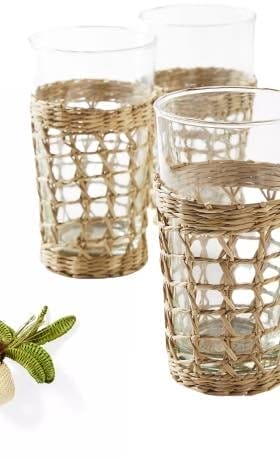 Cayman Seagrass Glasses (Set of 4)