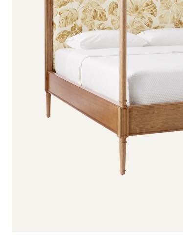 Bridgeway Four Poster Bed - Dune - Natural Performance Montego