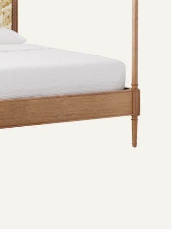 Bridgeway Four Poster Bed - Dune - Natural Performance Montego