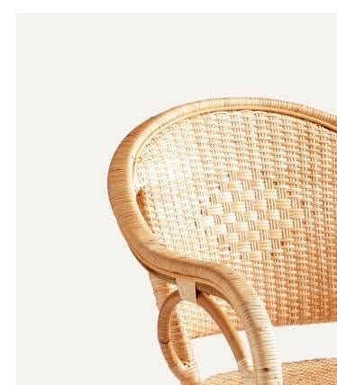 Sunwashed Riviera Rattan Dining Chair