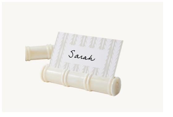 Bone Placecard Holder (Set of 4)