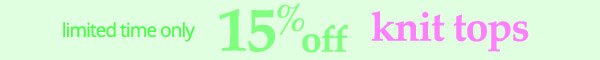 15% Off Promotion