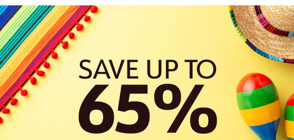 Save Up to 65%