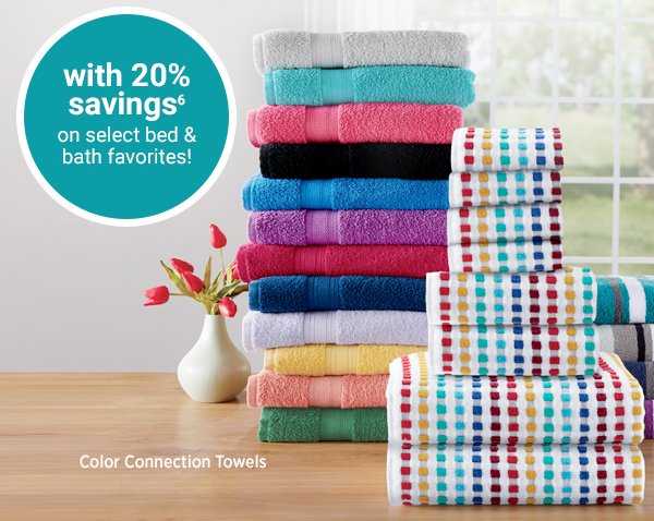 with 20% savings on select bed & bath favorites! Shop Bright Sale