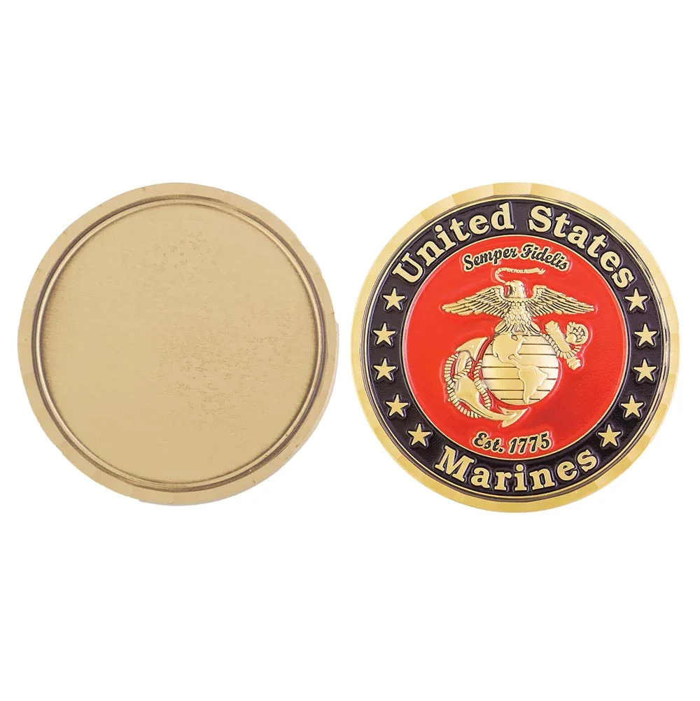 Image of Marine Corps Personalized Challenge Coin