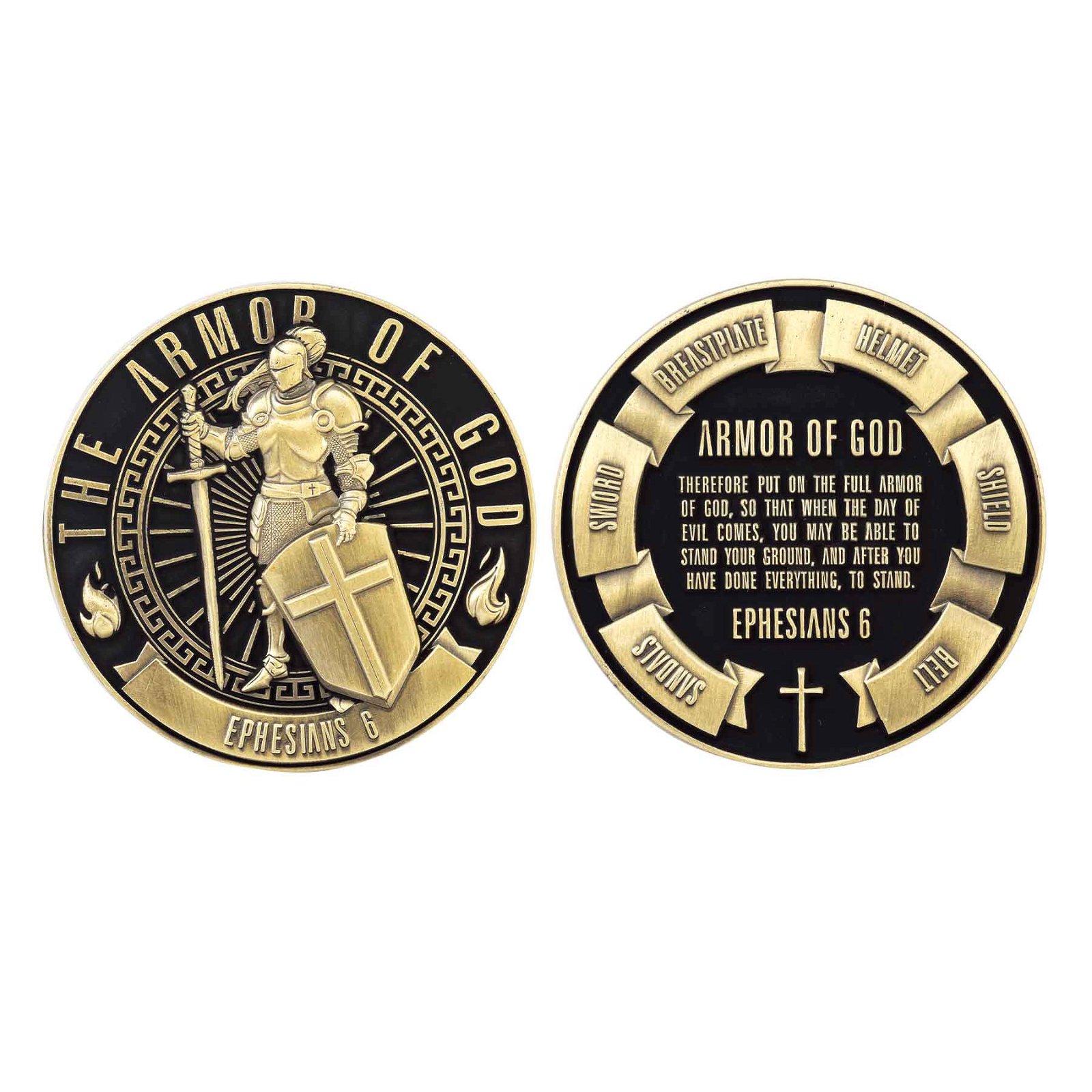 Image of The Armor Of God Challenge Coin