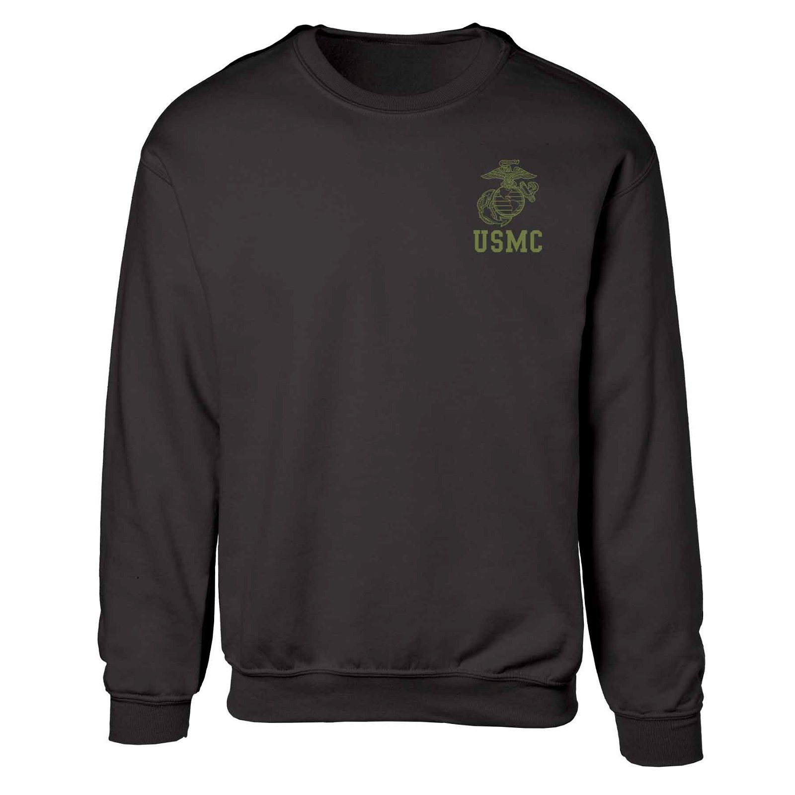 Image of USMC Black Sweatshirt
