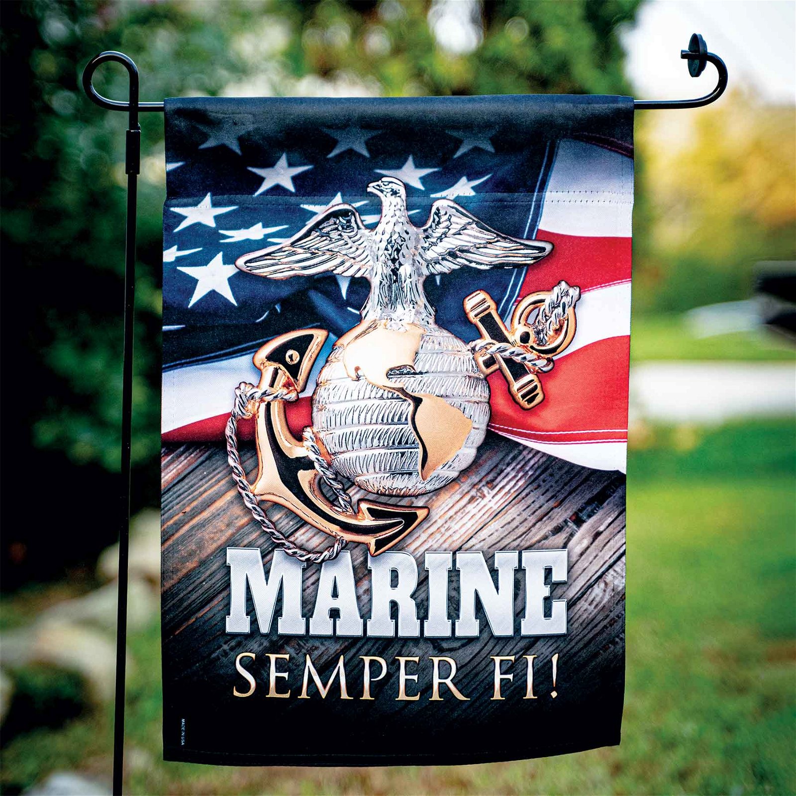 Image of Semper Fi Garden Flag