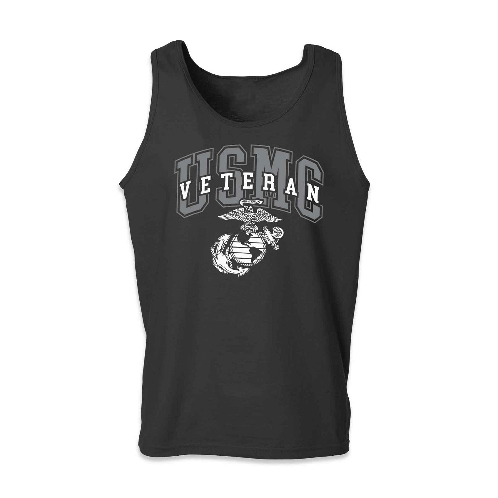 Image of USMC Veteran Overlay Tank Top