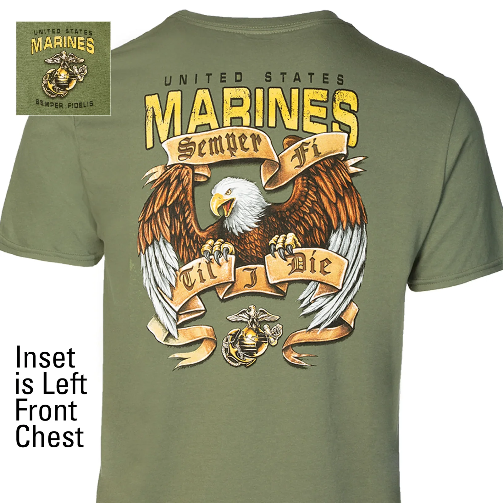 Image of Semper Fi Till I Die T-shirt