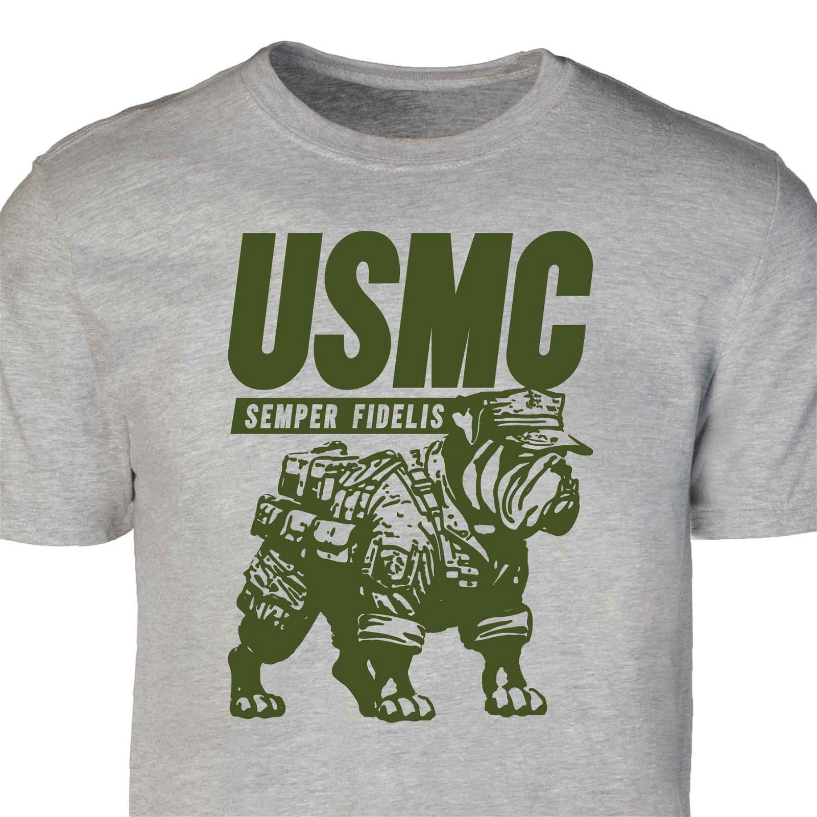 Image of USMC Combat Bulldog T-shirt