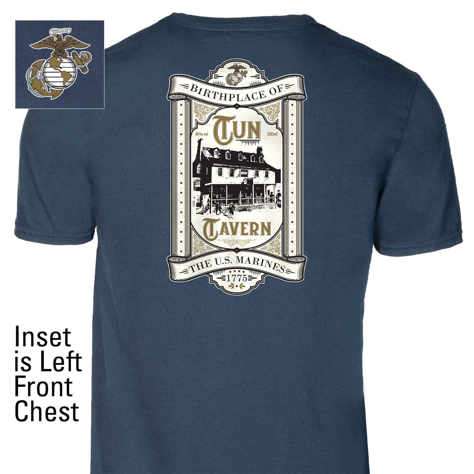Image of Marine Corps Birthplace Tun Tavern T-shirt