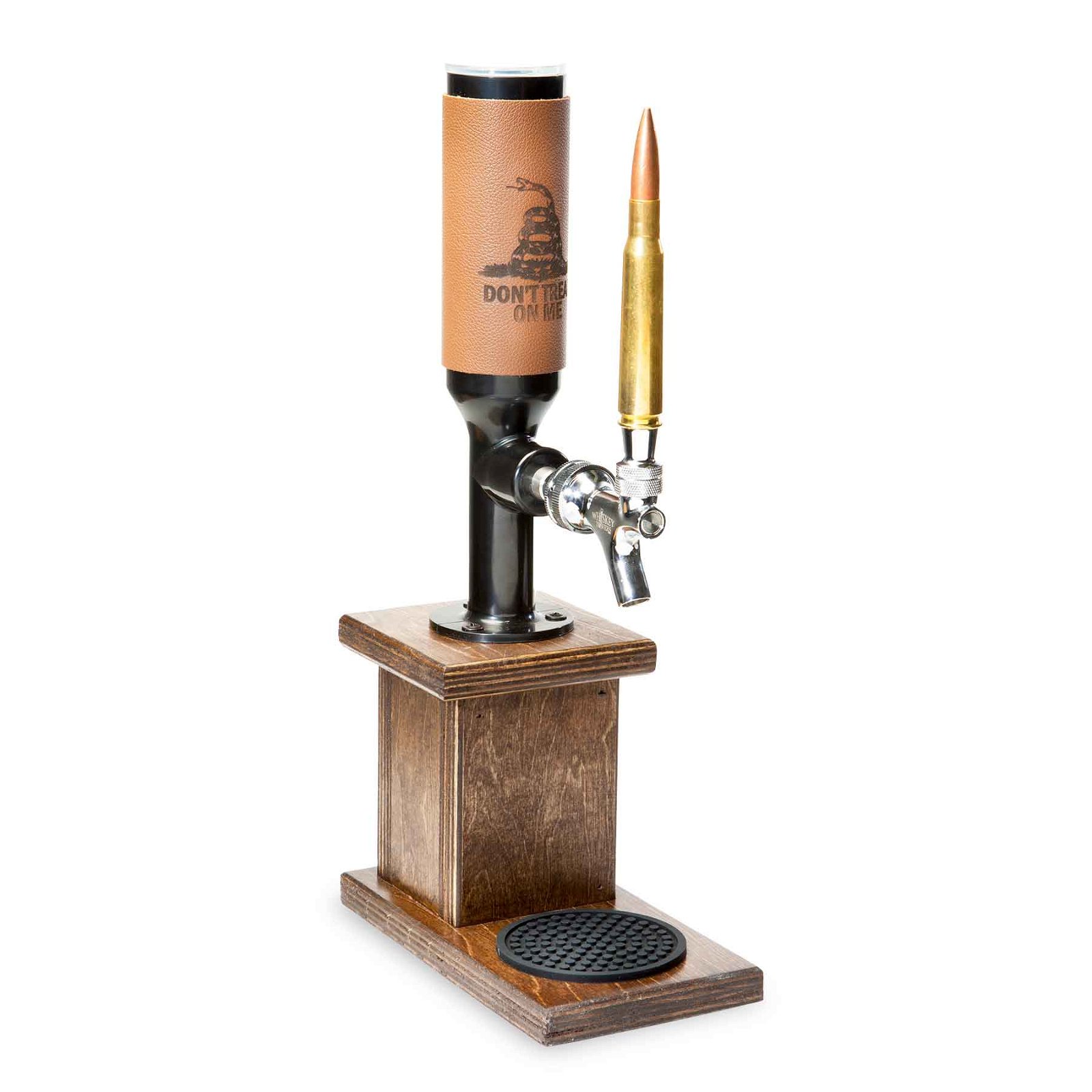 Image of Don't Tread On Me Liquor Dispenser With Bullet Tap