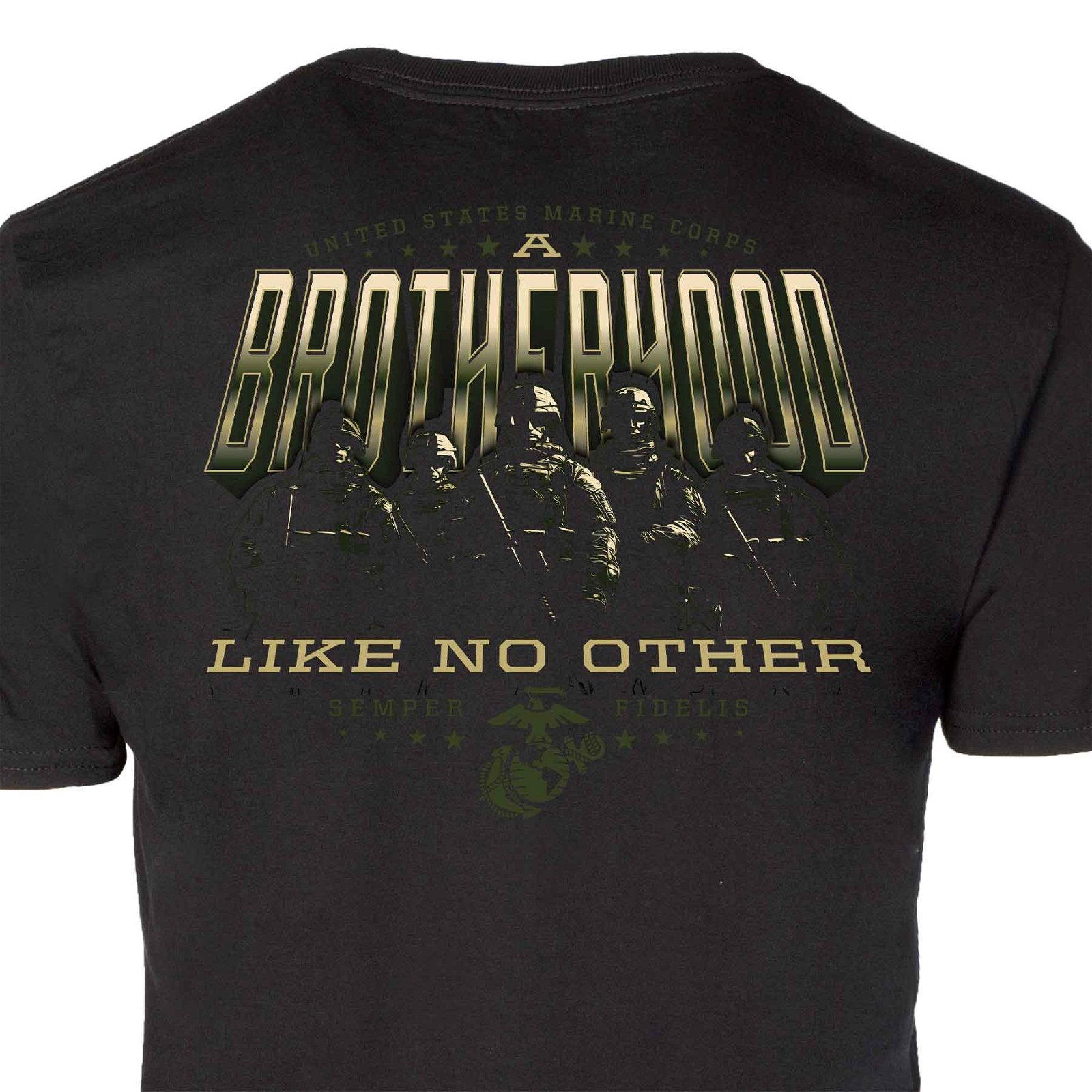 Image of USMC Brotherhood Like No Other T-shirt