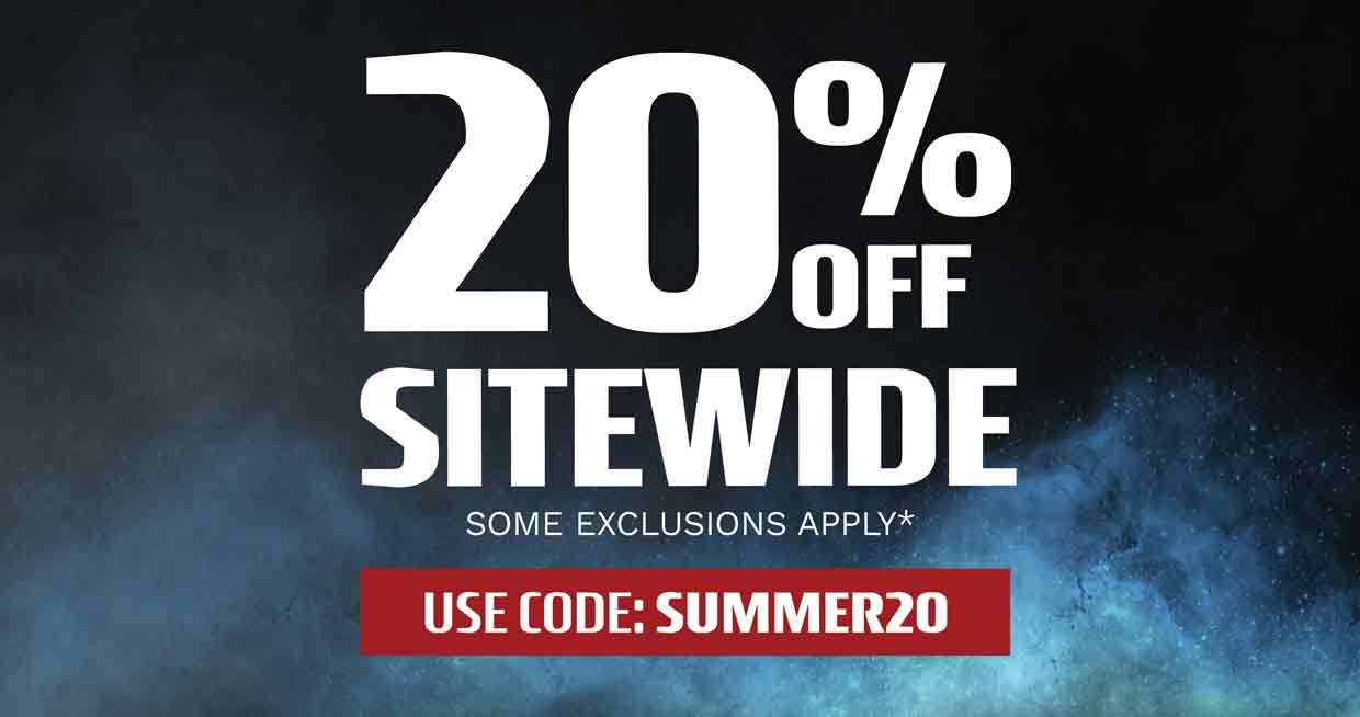 20% Off Sitewide