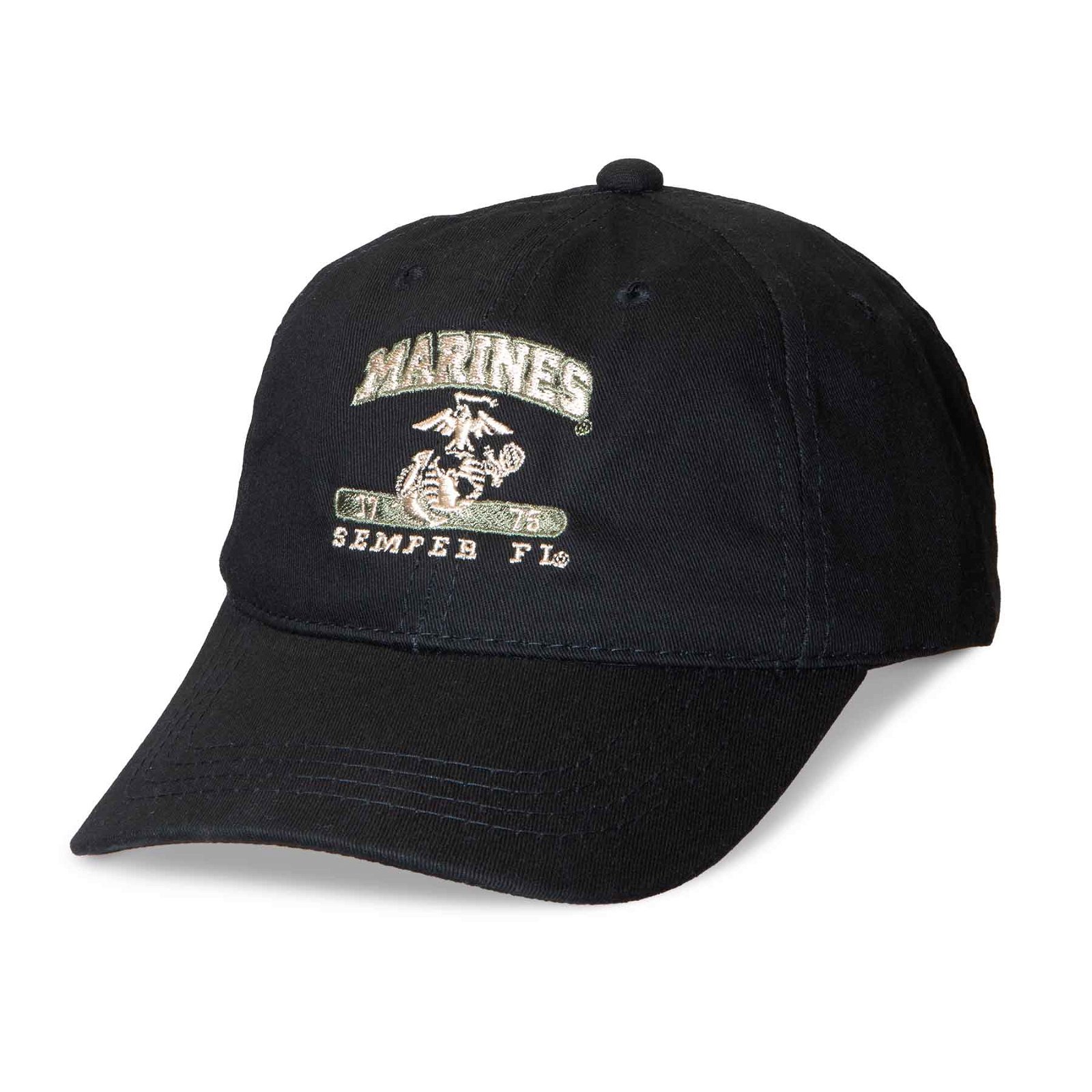 Image of Marines Semper Fi Hat- Black