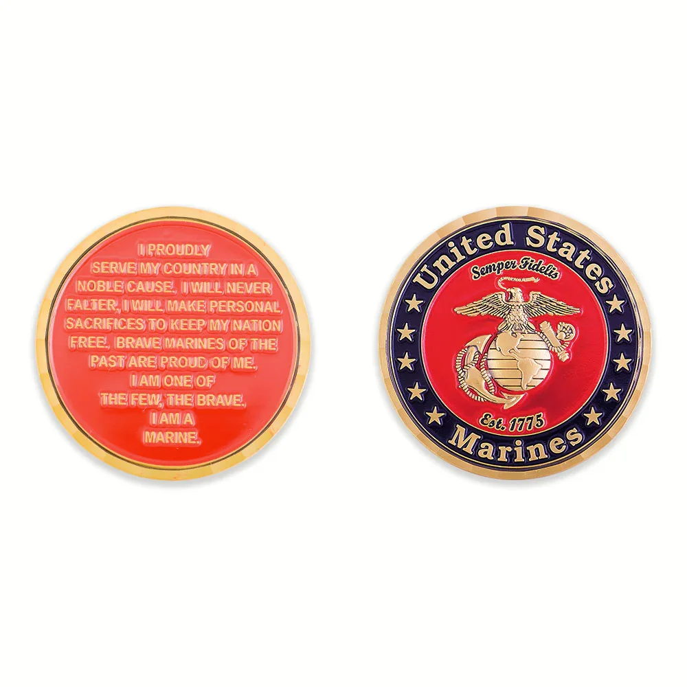 Image of I Am A Marine Challenge Coin