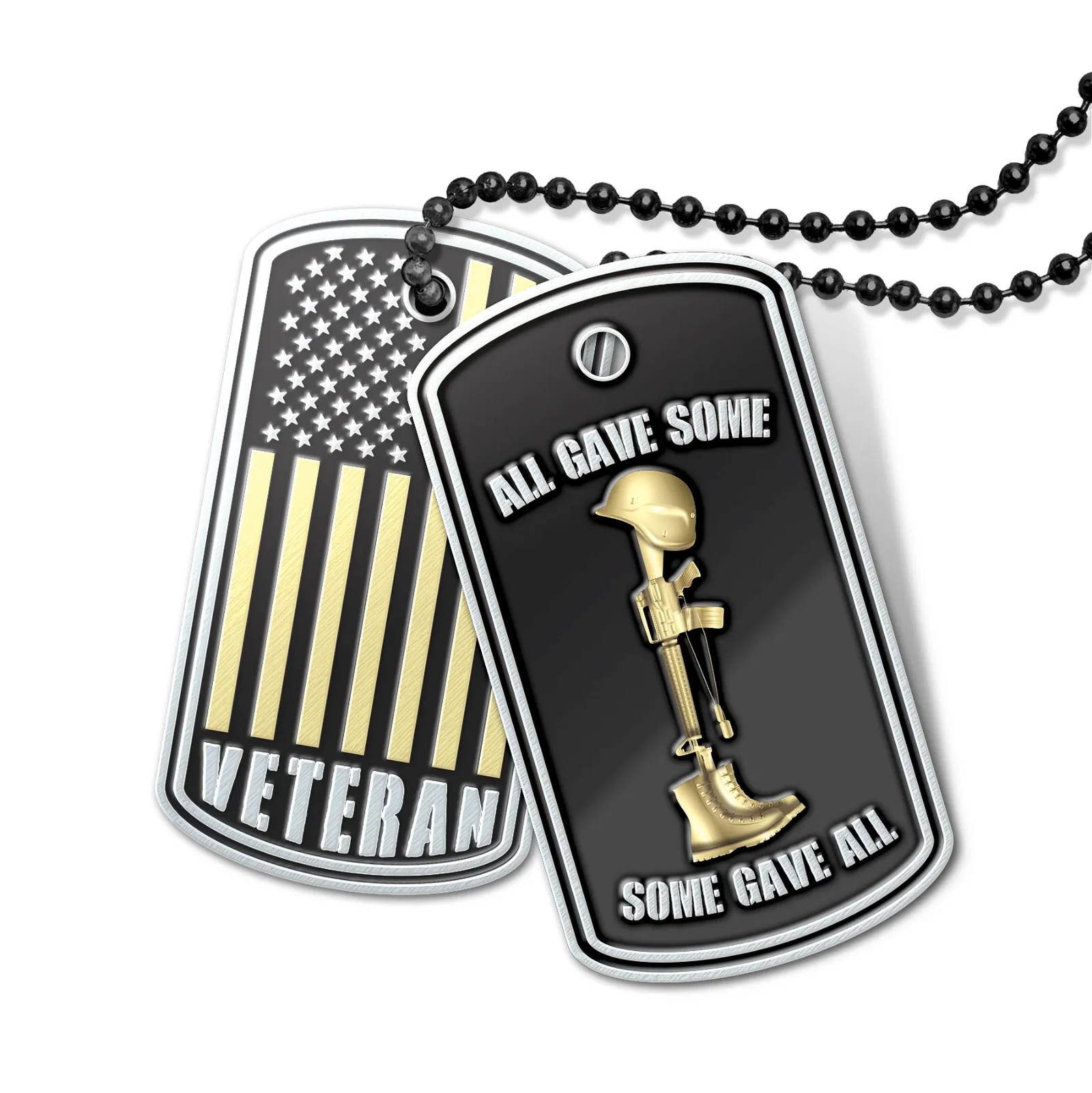Image of Some Gave All Dog Tag