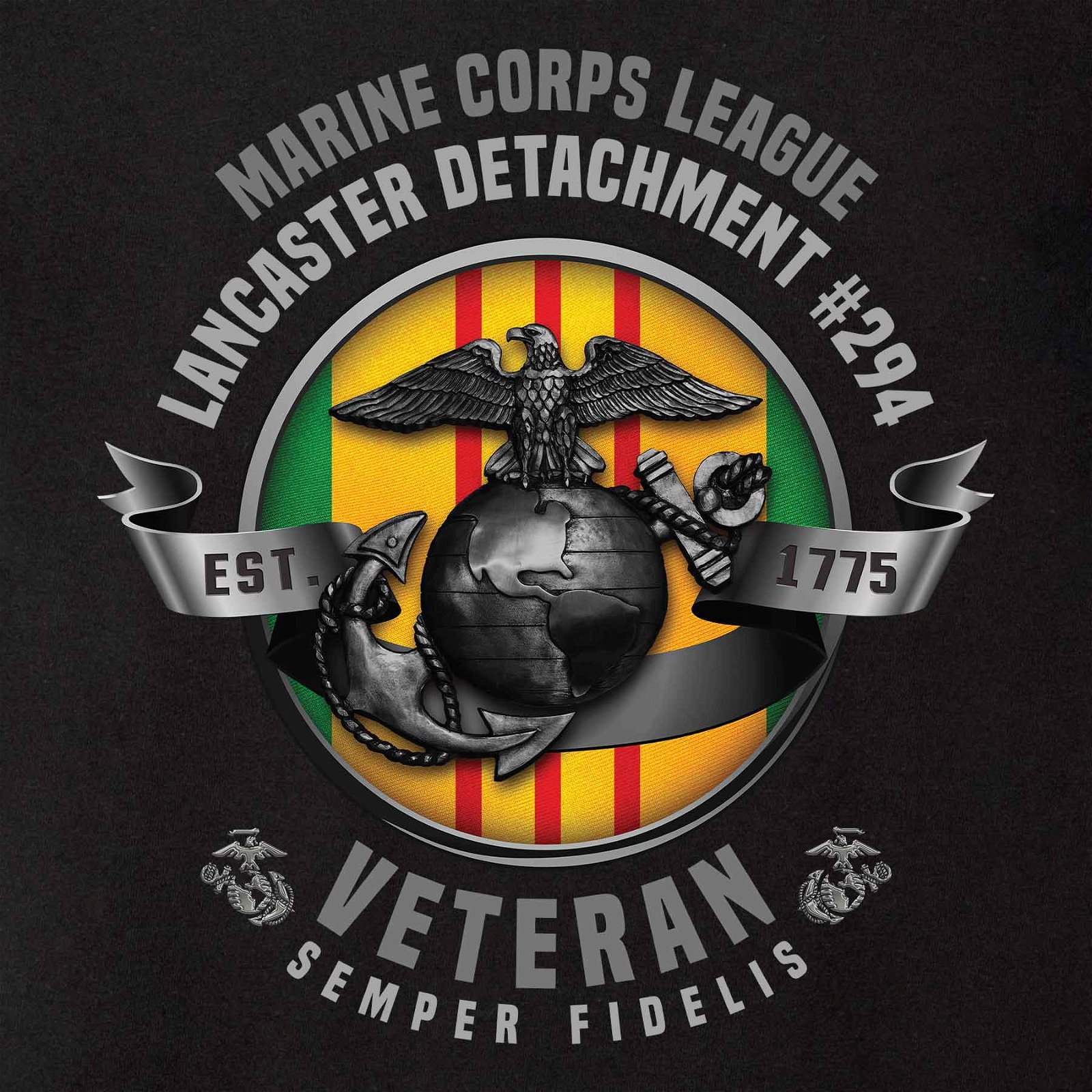 Image of USMC Vietnam Veteran Customizable Reunion T-shirt