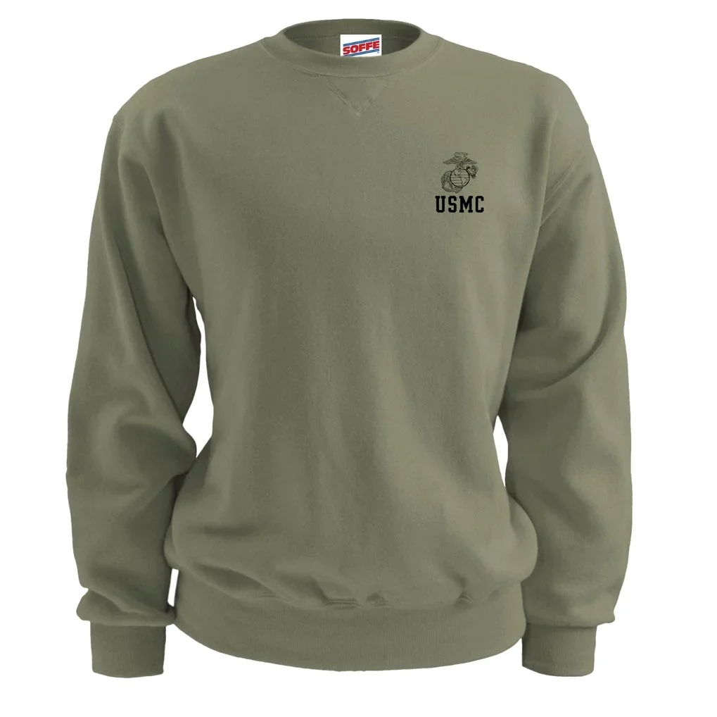 Image of USMC OD Green Sweatshirt
