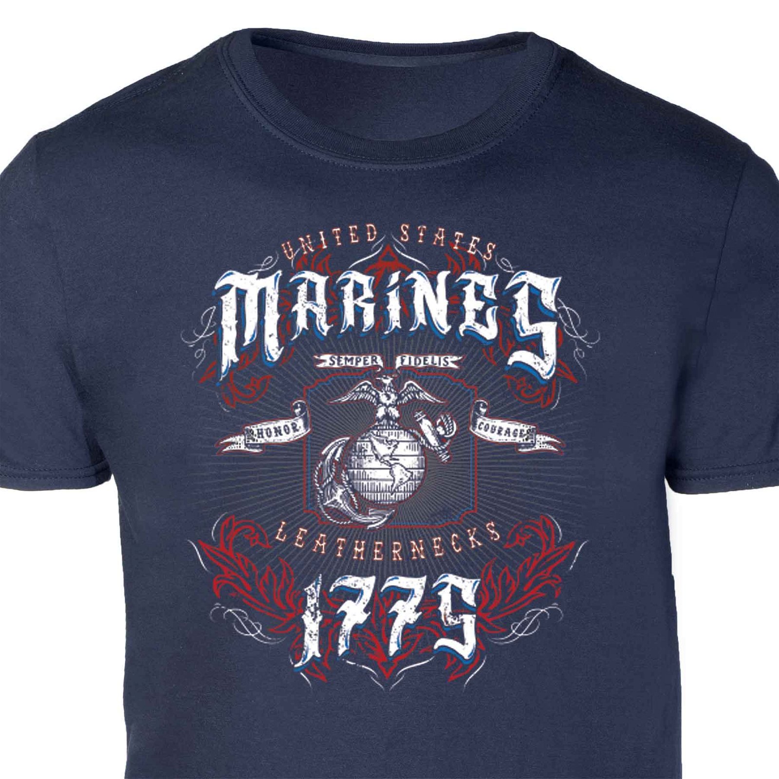 Image of Leathernecks Full Front T-shirt