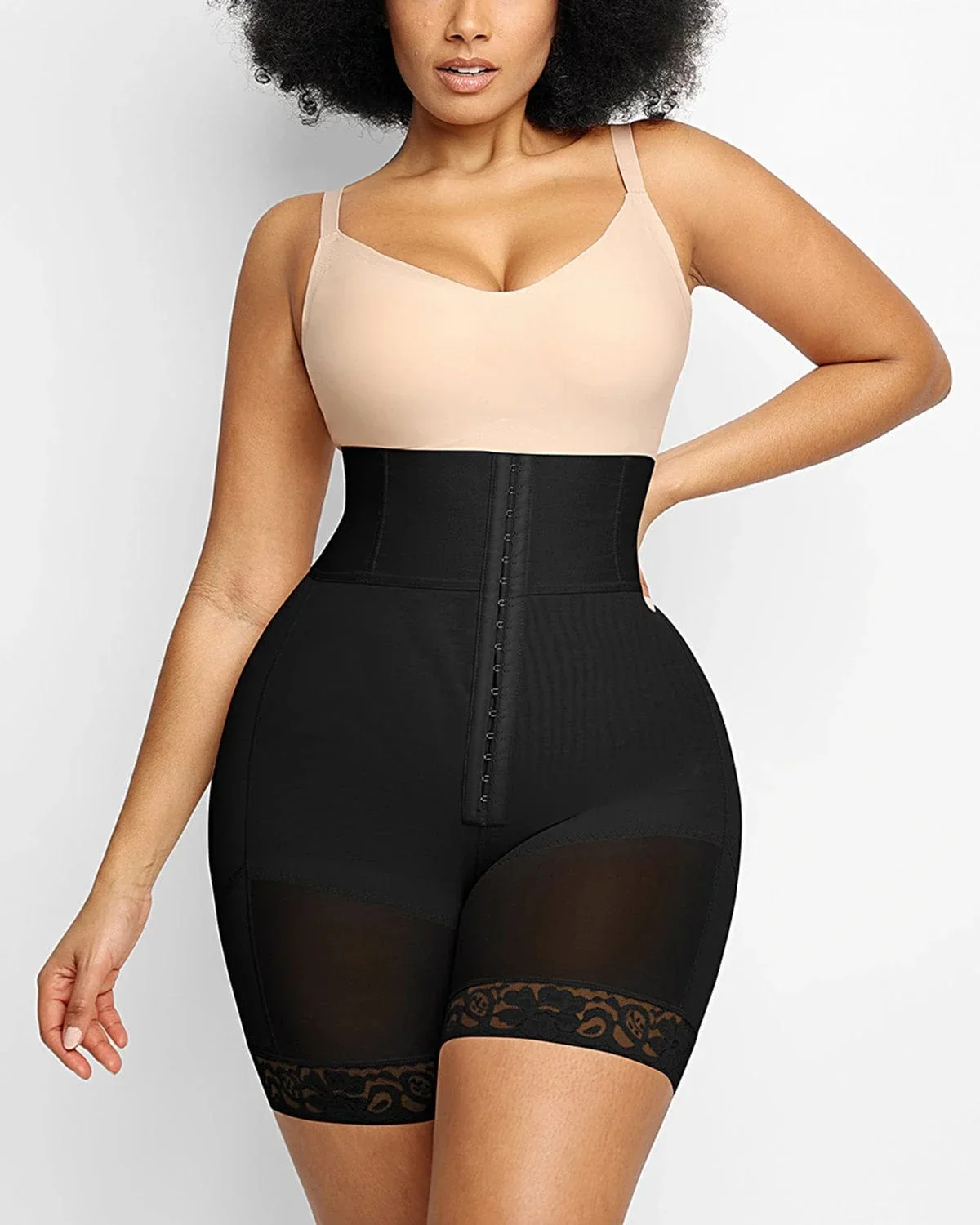 Image of AirSlim® Boned Sculpt High Waist Shorts