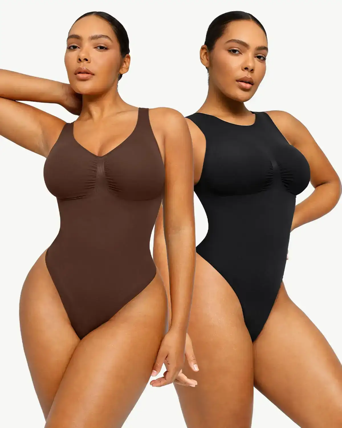 Image of PowerConceal™ 2-Pack 2.0 Smooth Thong Bodysuit