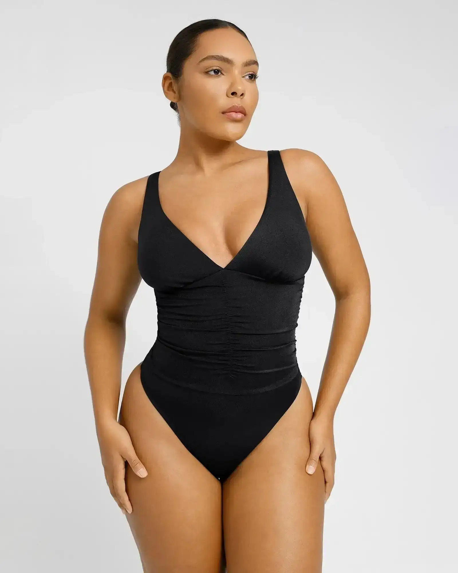 Image of Pearlshine Active V Neck One Piece Swimsuit