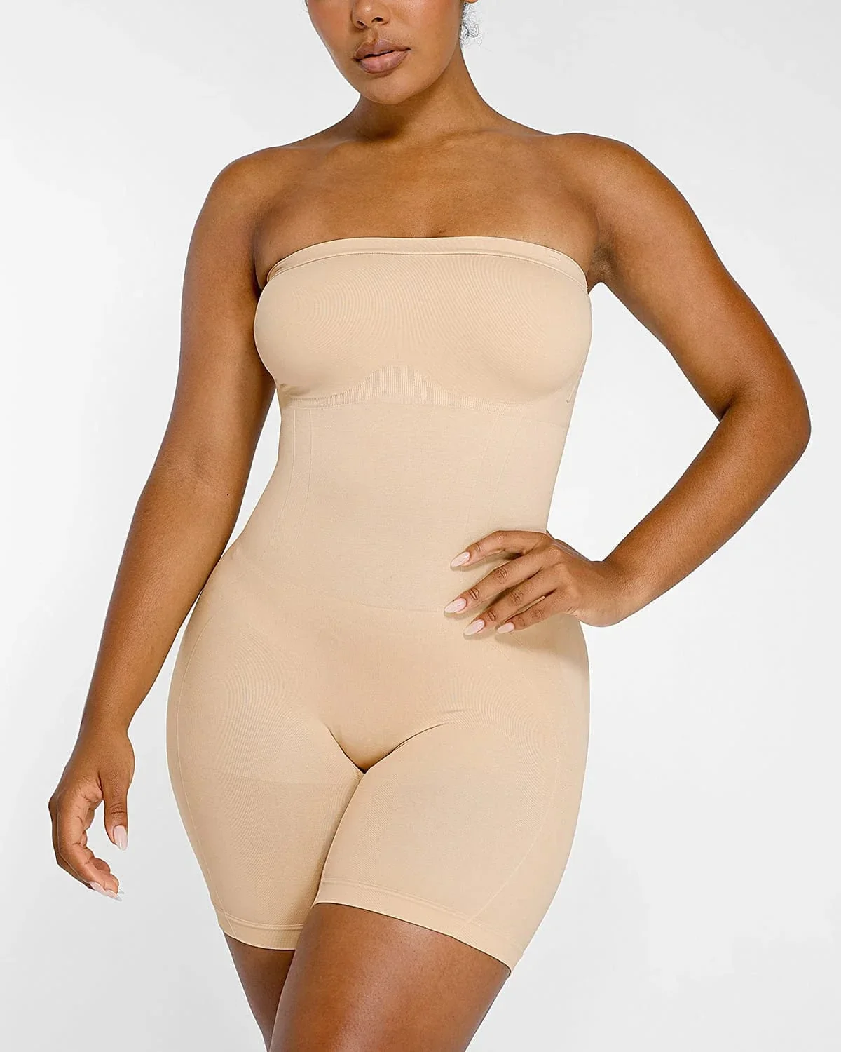 Image of PowerConceal™ Seamless Sculpt Strapless Bodysuit