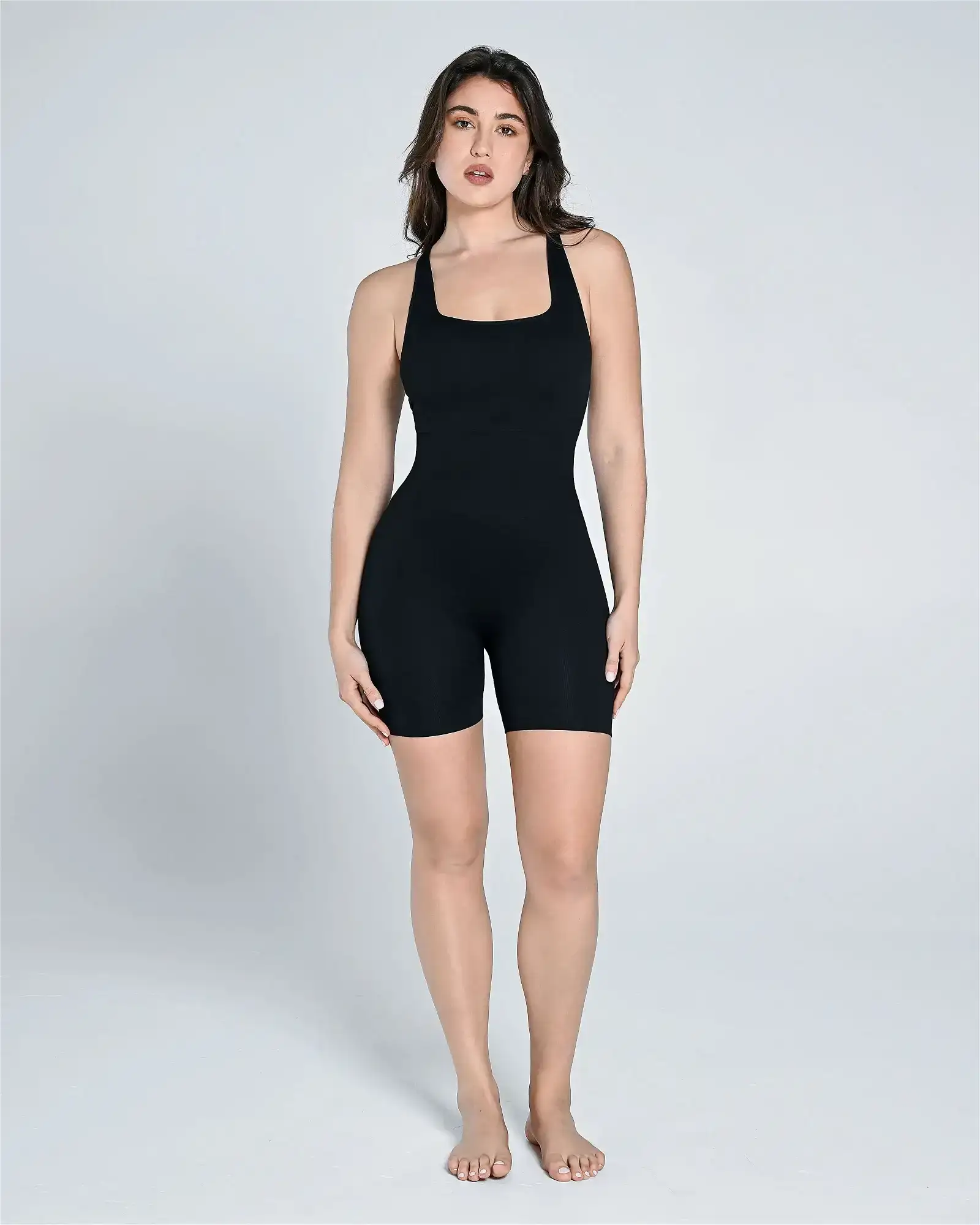 Image of PowerConceal™ Seamless Bike Shorts Bodysuit